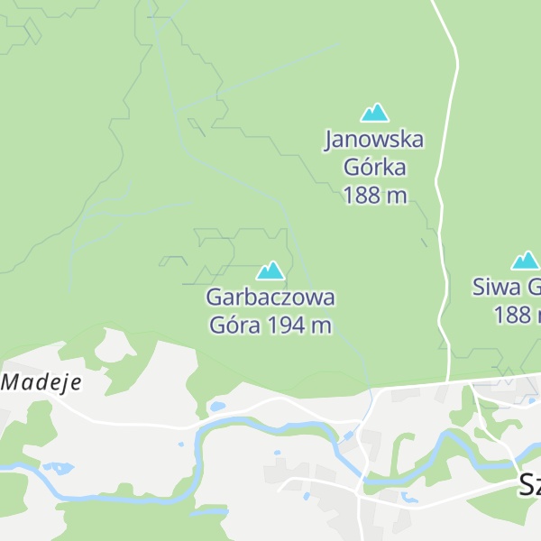 Map of Garbaczowa Góra