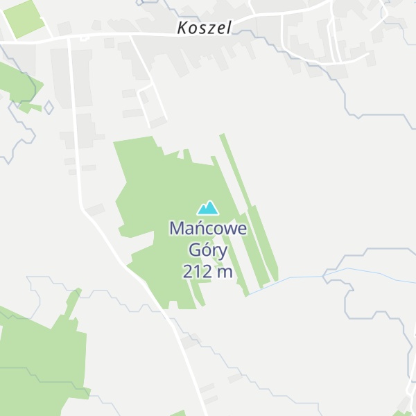 Map of Mańcowe Góry