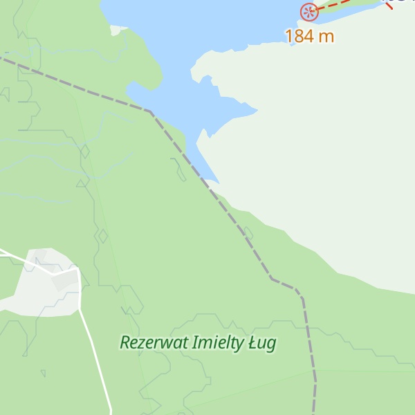 Map of Wydma od Dębowca