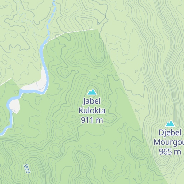 Map of Jabel Kulokta