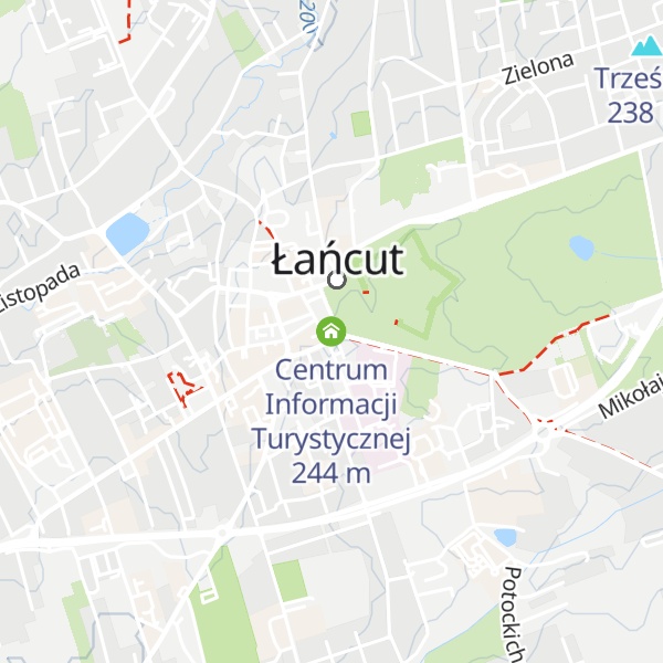 Map of Centrum Informacji Turystycznej