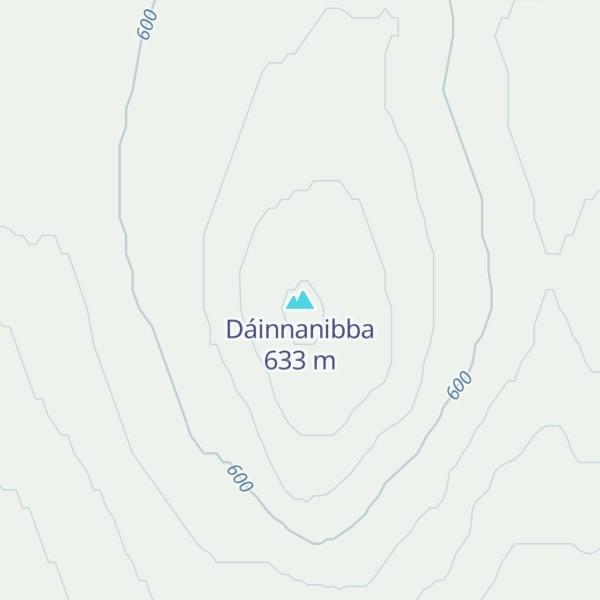 Map of Dáinnanibba