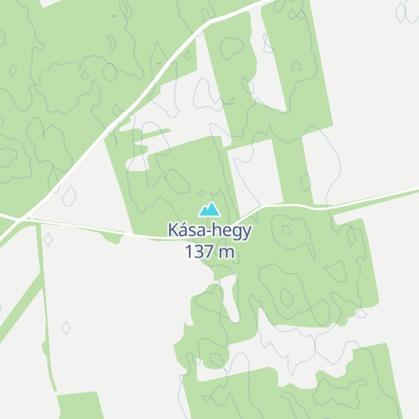 Map of Kása-hegy