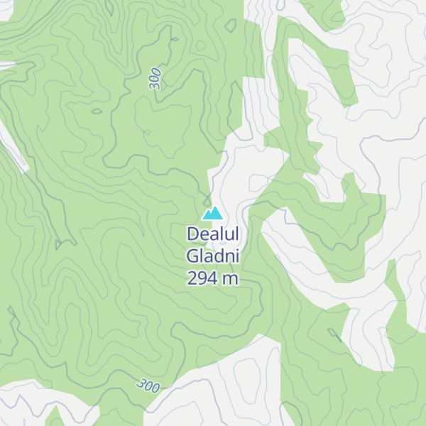 Map of Dealul Gladni