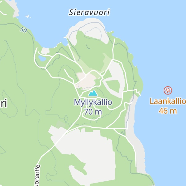 Map of Myllykallio