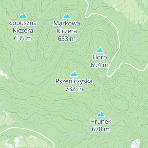 Map of Pszeniczyska
