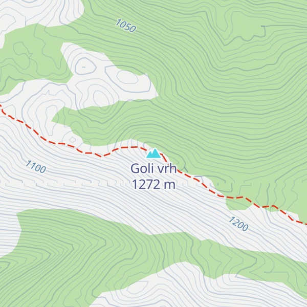 Map of Goli vrh