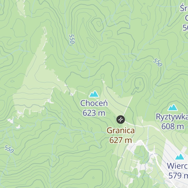 Map of Choceń