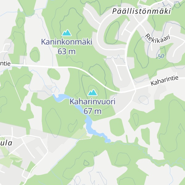 Map of Kaharinvuori