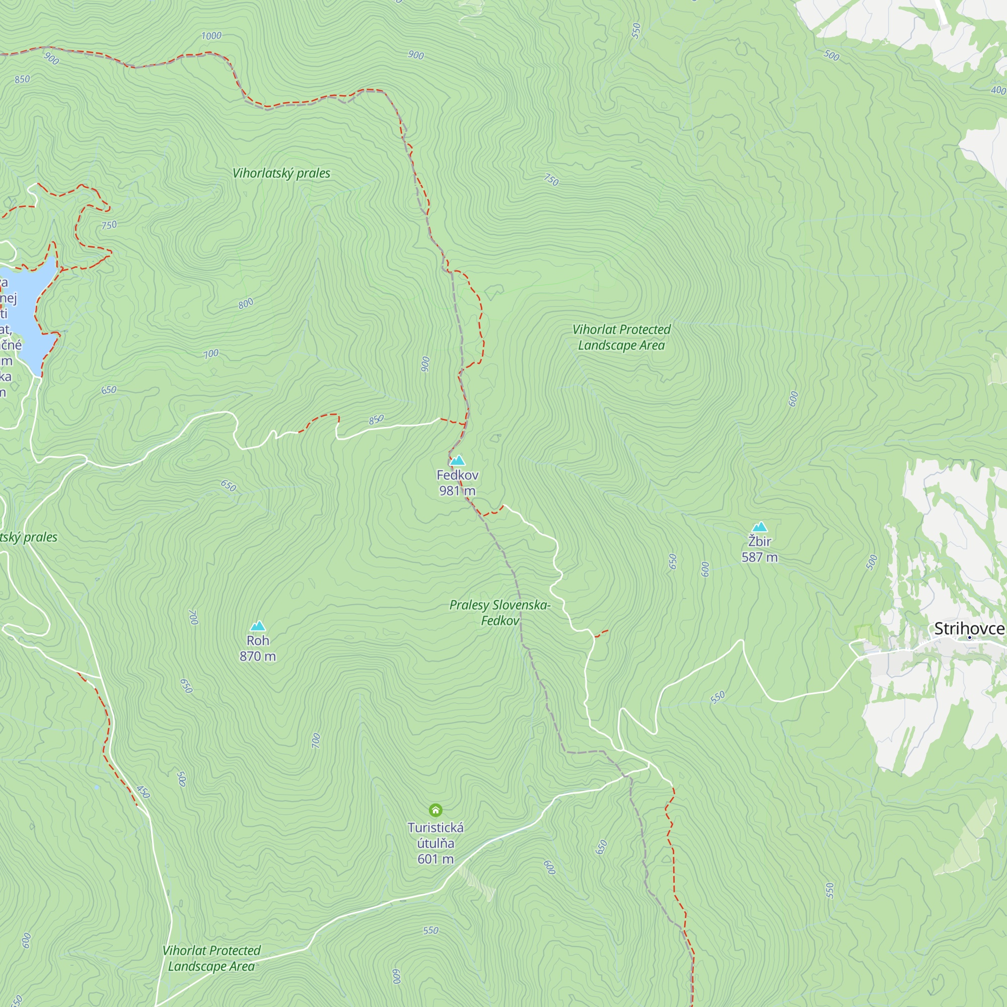 Vartáš map