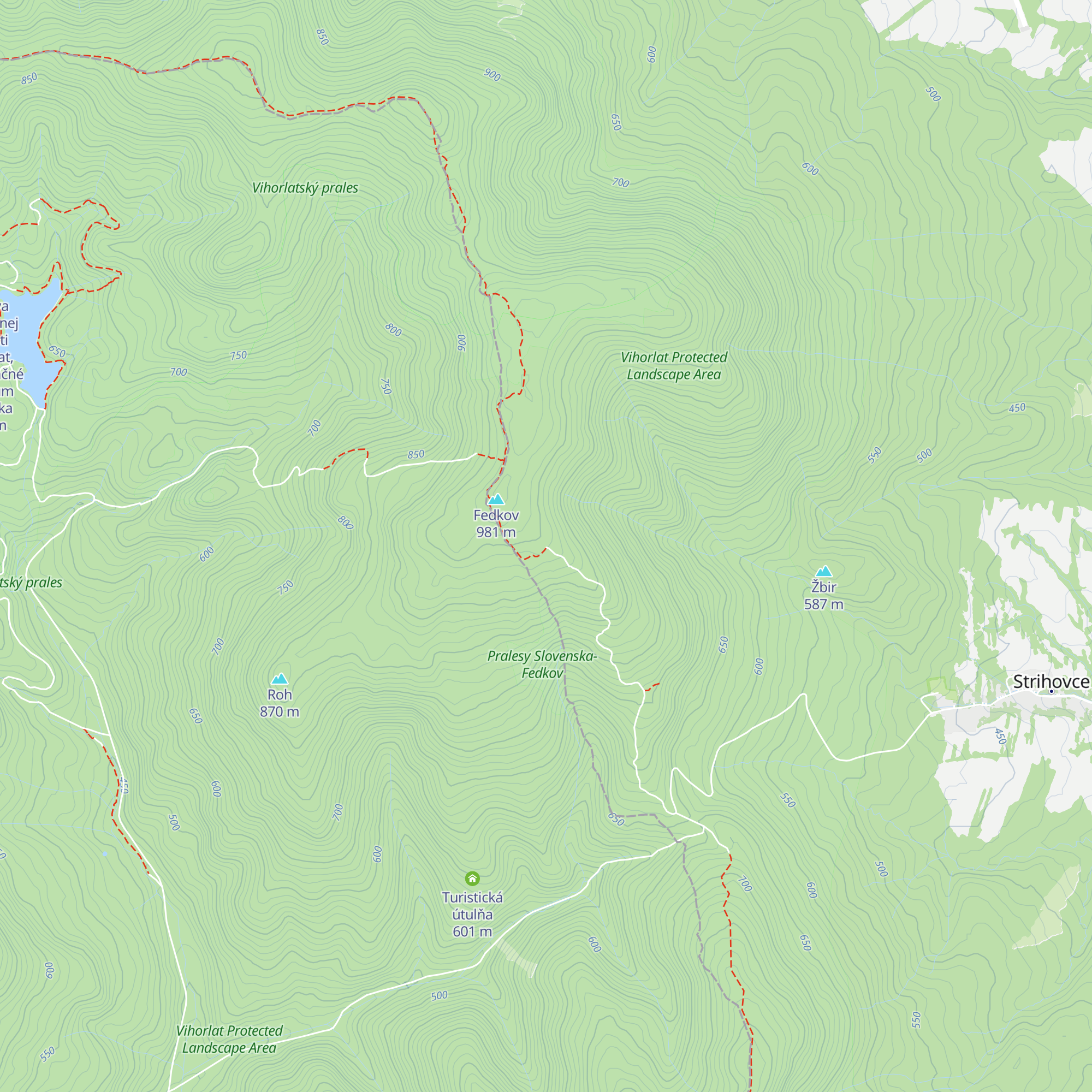 Vartáš map