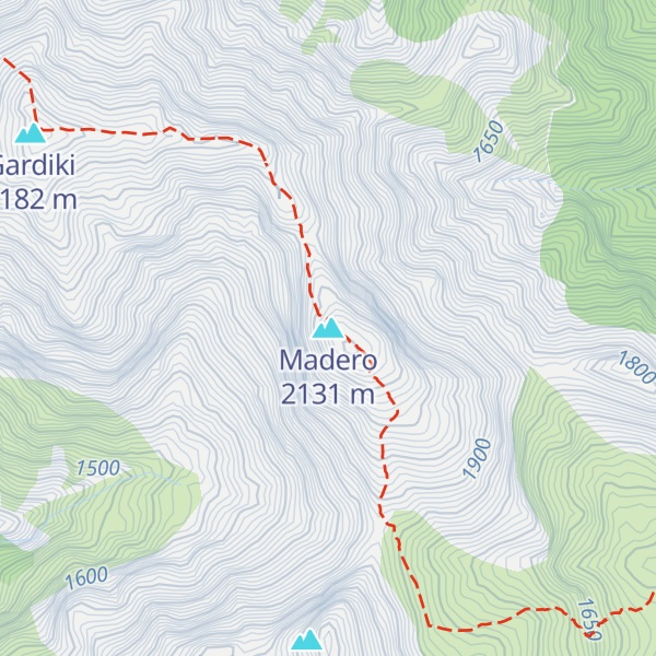 Map of Madero