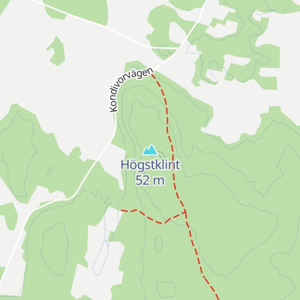 Map of Högstklint