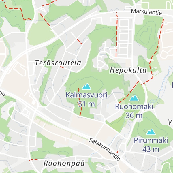 Map of Kalmasvuori