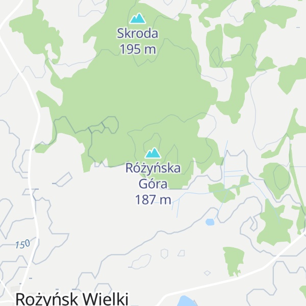 Map of Różyńska Góra