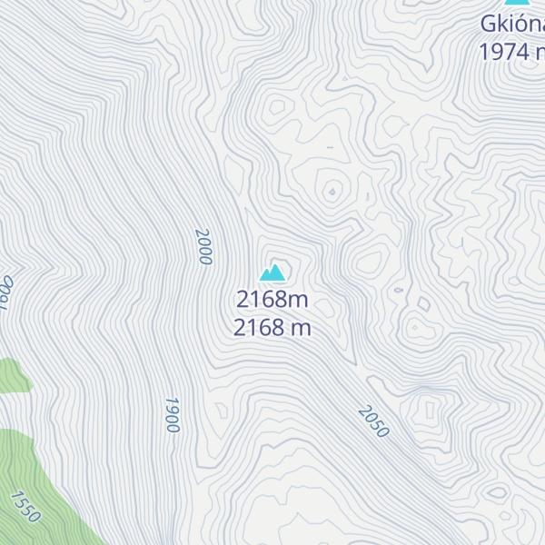 Map of 2168m