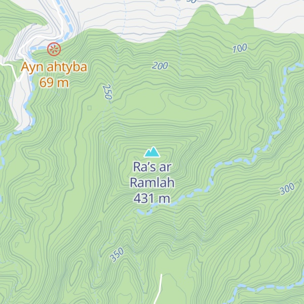 Map of Ra’s ar Ramlah