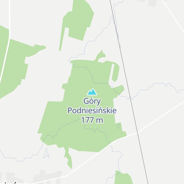 Map of Góry Podniesińskie