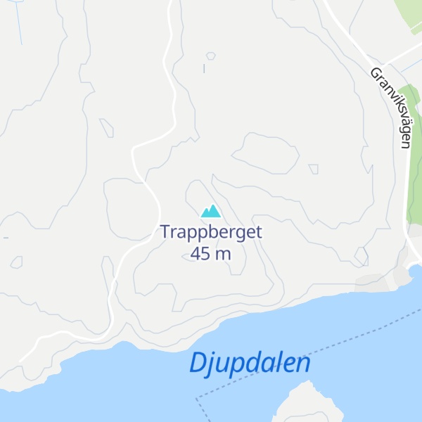 Map of Trappberget