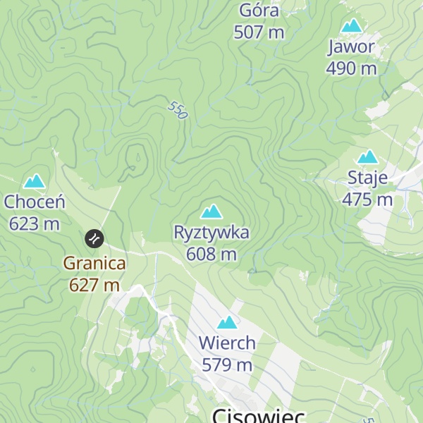 Map of Ryztywka