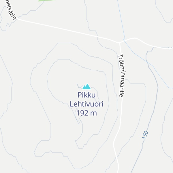 Map of Pikku Lehtivuori