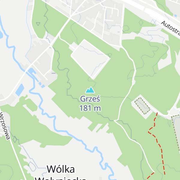 Map of Grześ