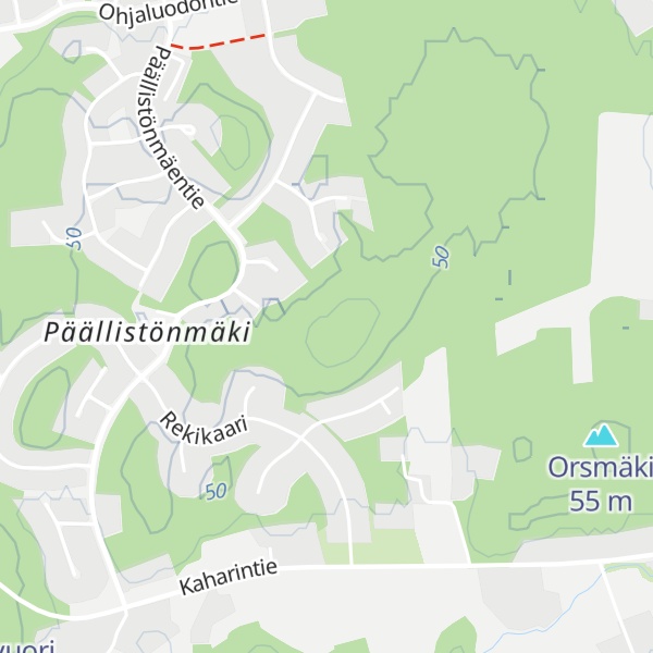 Map of Päällistönmäki