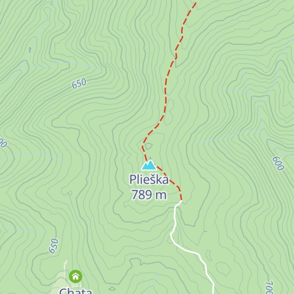 Map of Veľká Vavrová