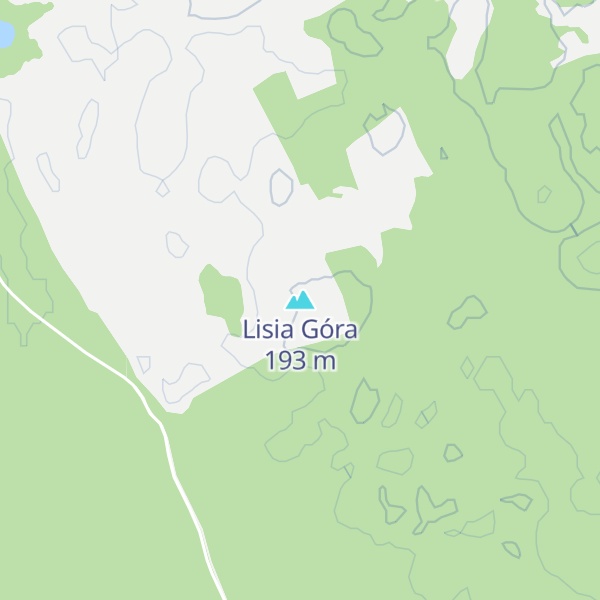 Map of Lisia Góra