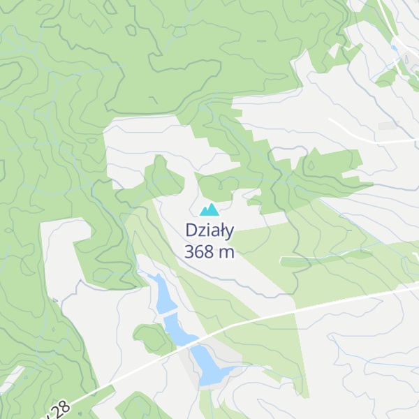 Map of Działy
