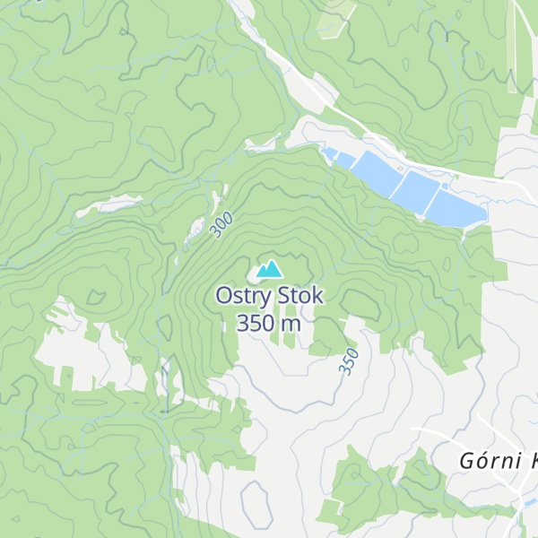 Map of Ostry Stok