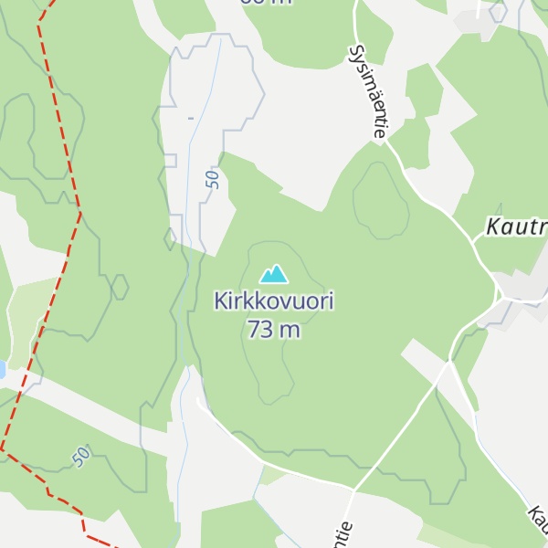 Map of Kirkkovuori