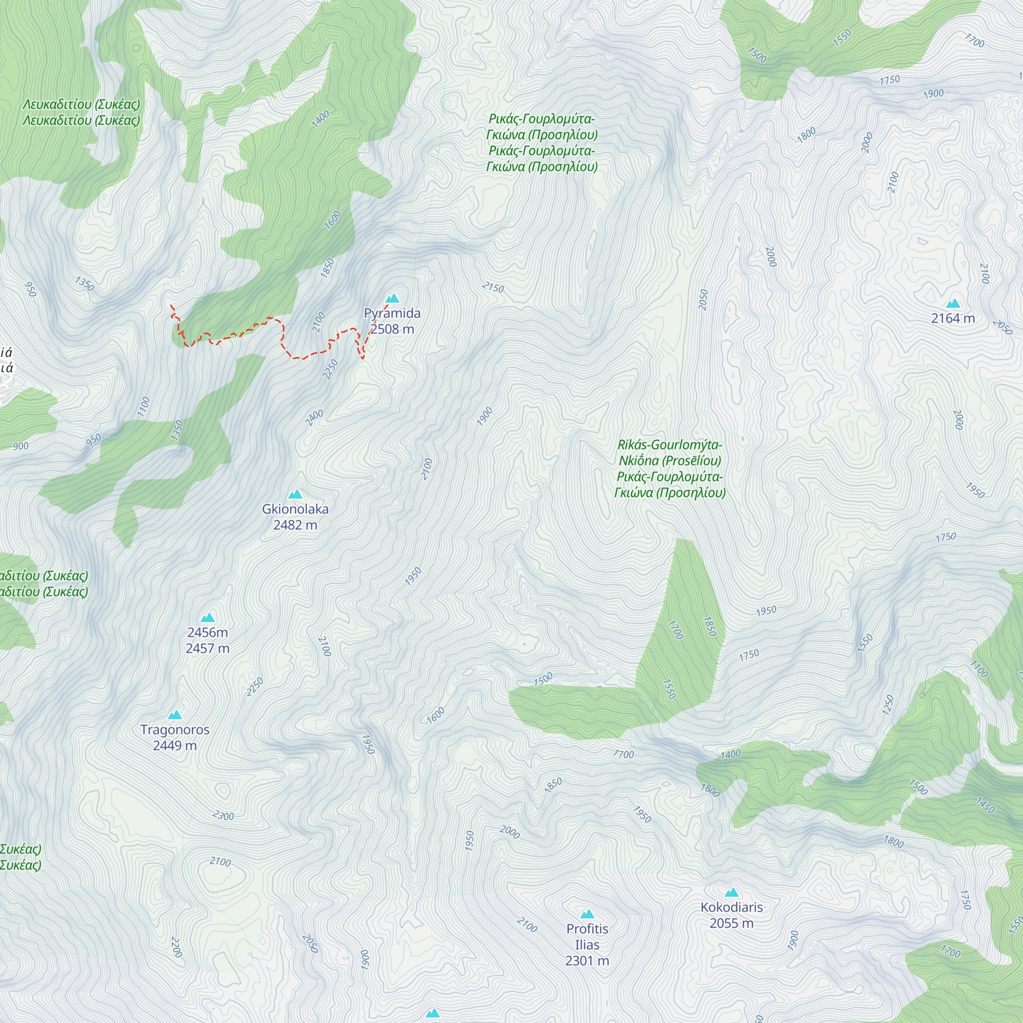 Katafygio "Grigoris Perdikis" map