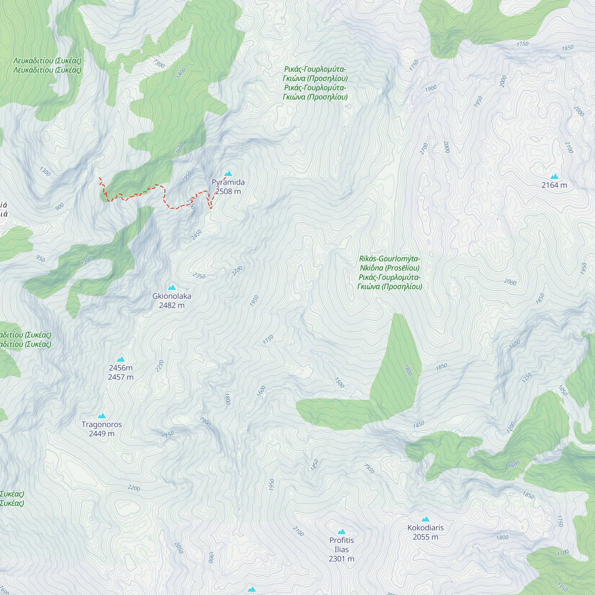 Katafygio "Grigoris Perdikis" map