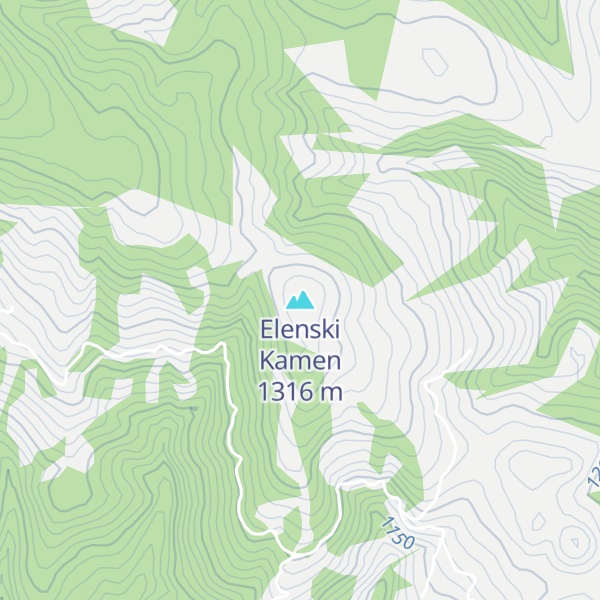 Map of Elenski Kamen