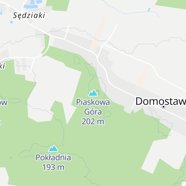 Map of Piaskowa Góra