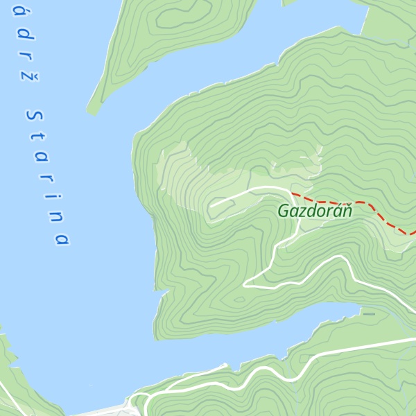 Map of Gazdoráň