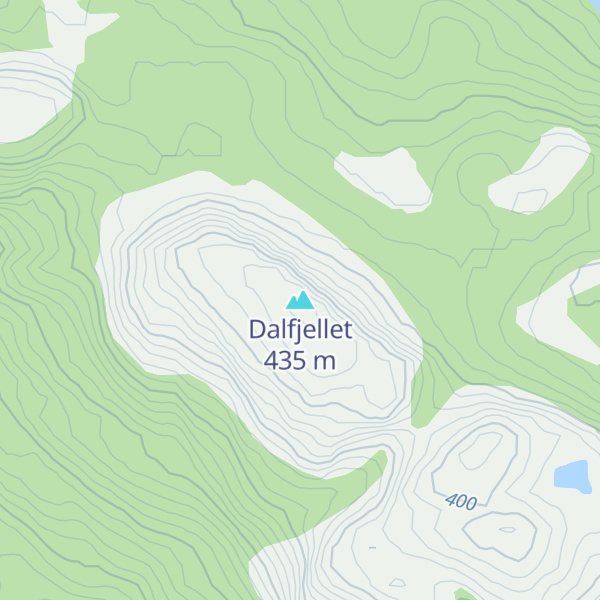 Map of Dalfjellet