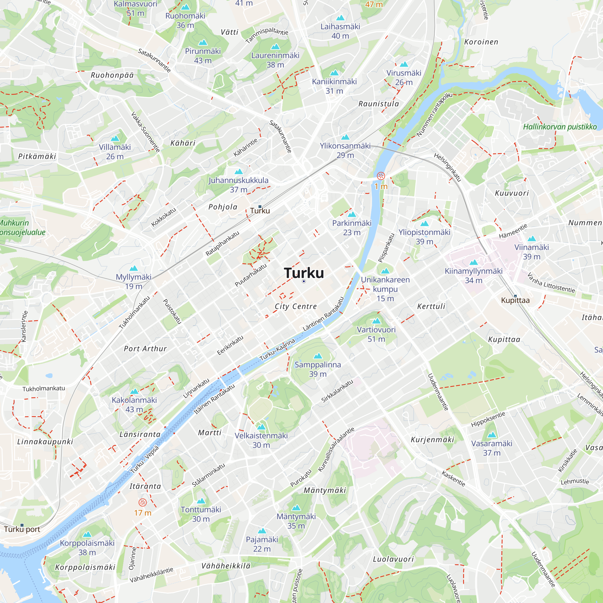 Visit Turku map