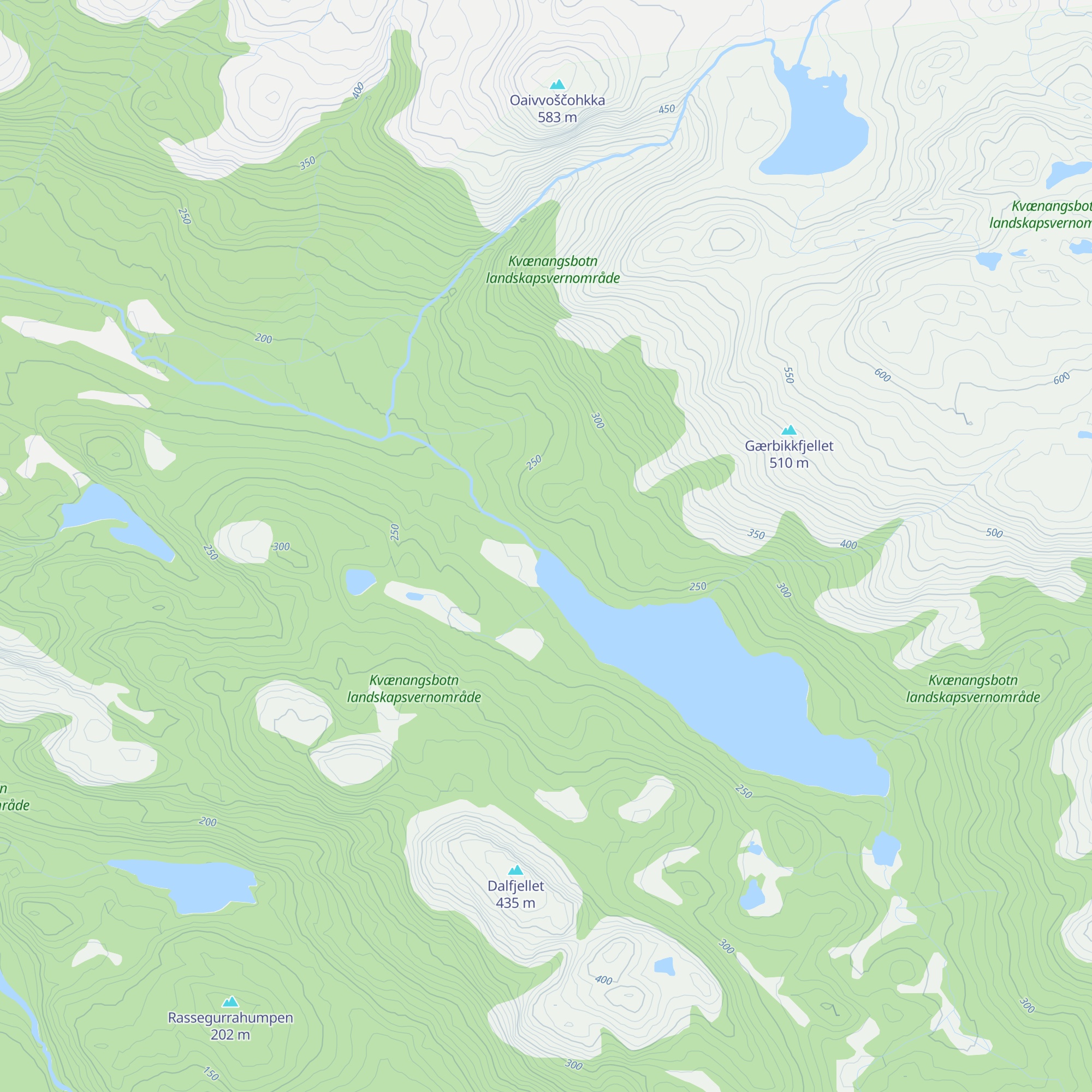 Gærbikkhytta map