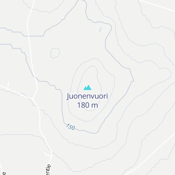 Map of Juonenvuori