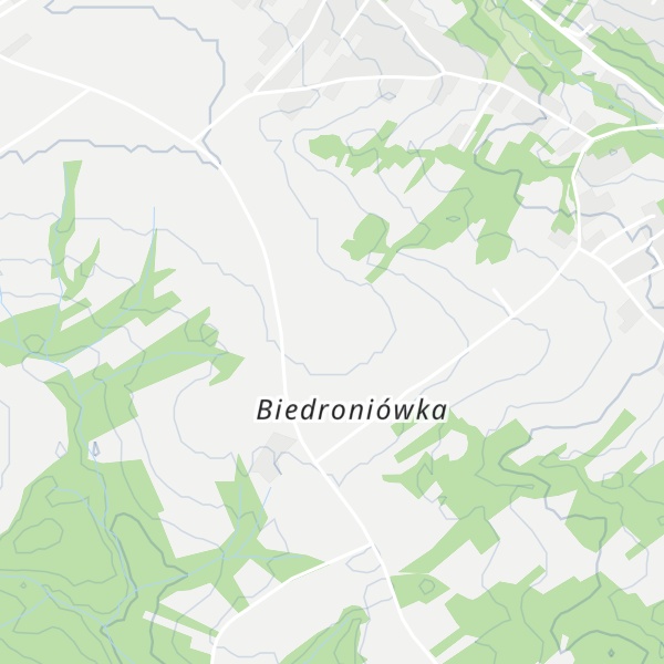 Map of Biedroniówka