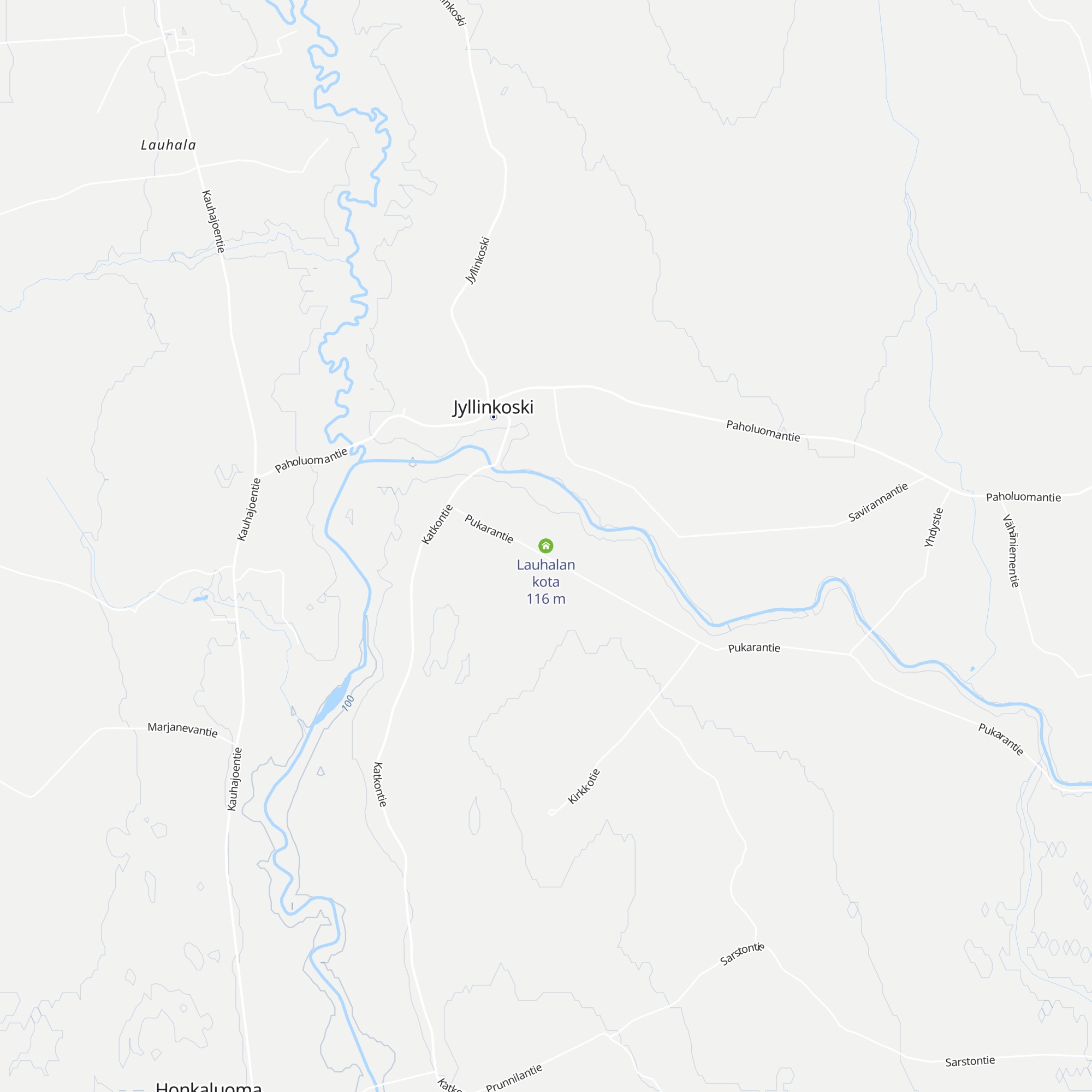 Lauhalan kota map
