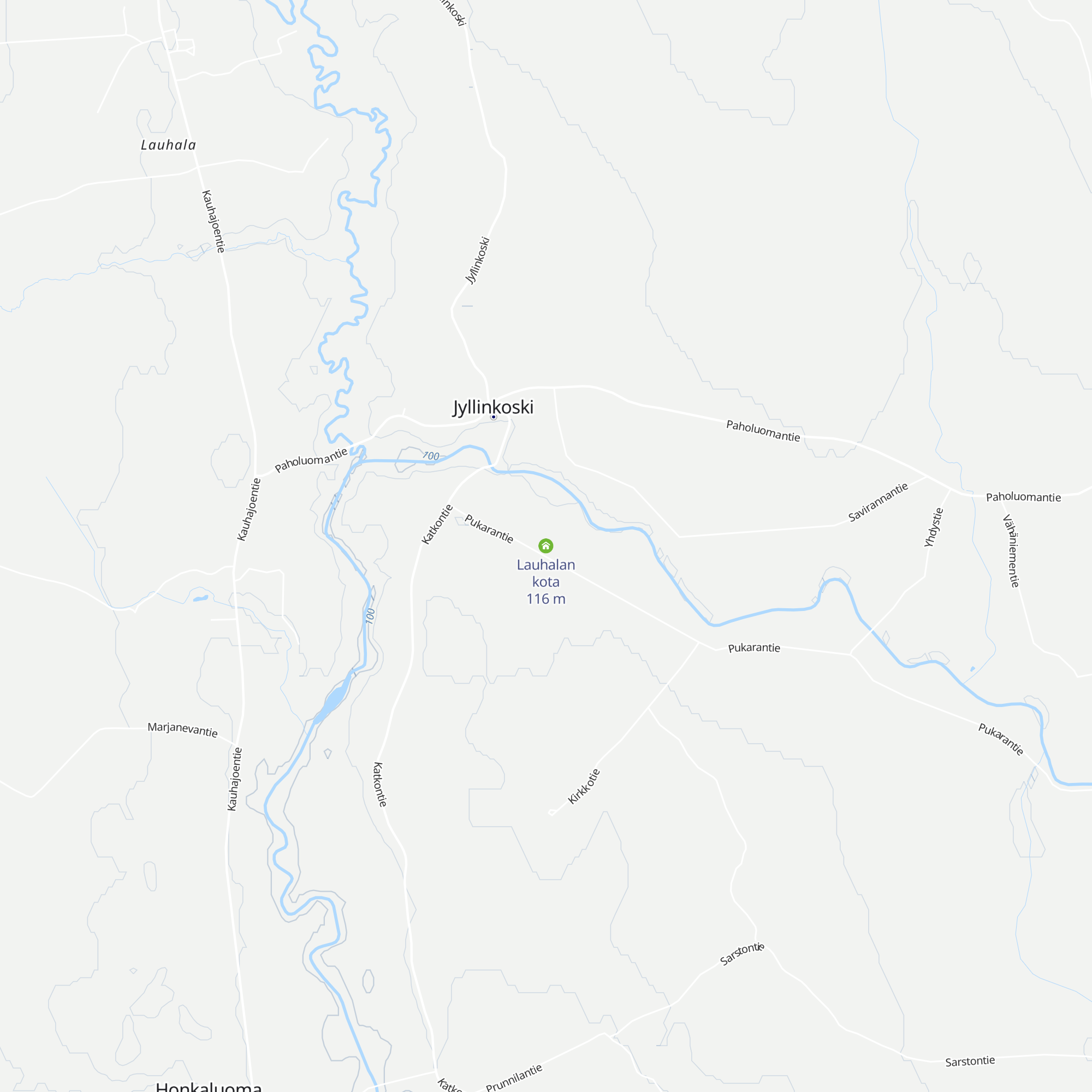 Lauhalan kota map