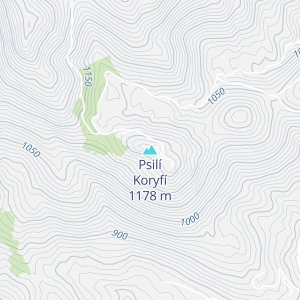 Map of Psilí Koryfí