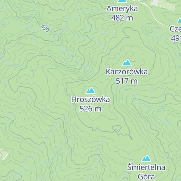Map of Hroszówka