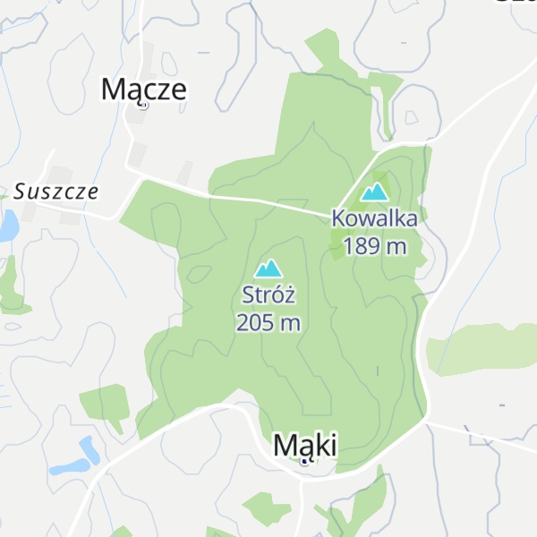 Map of Stróż