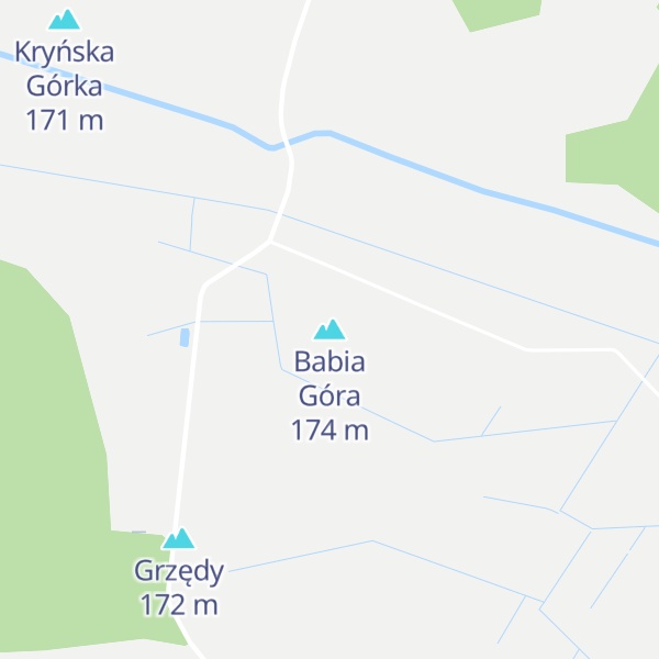Map of Babia Góra