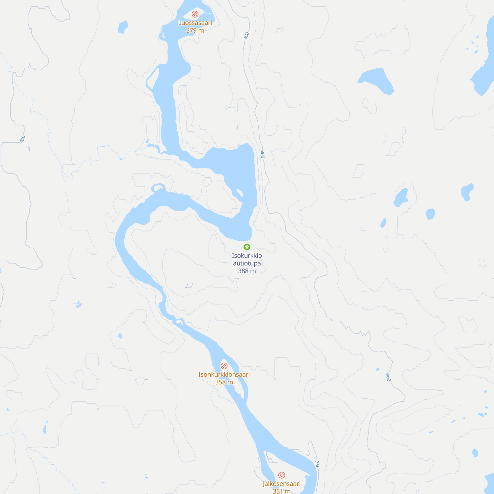 Isokurkkio autiotupa map