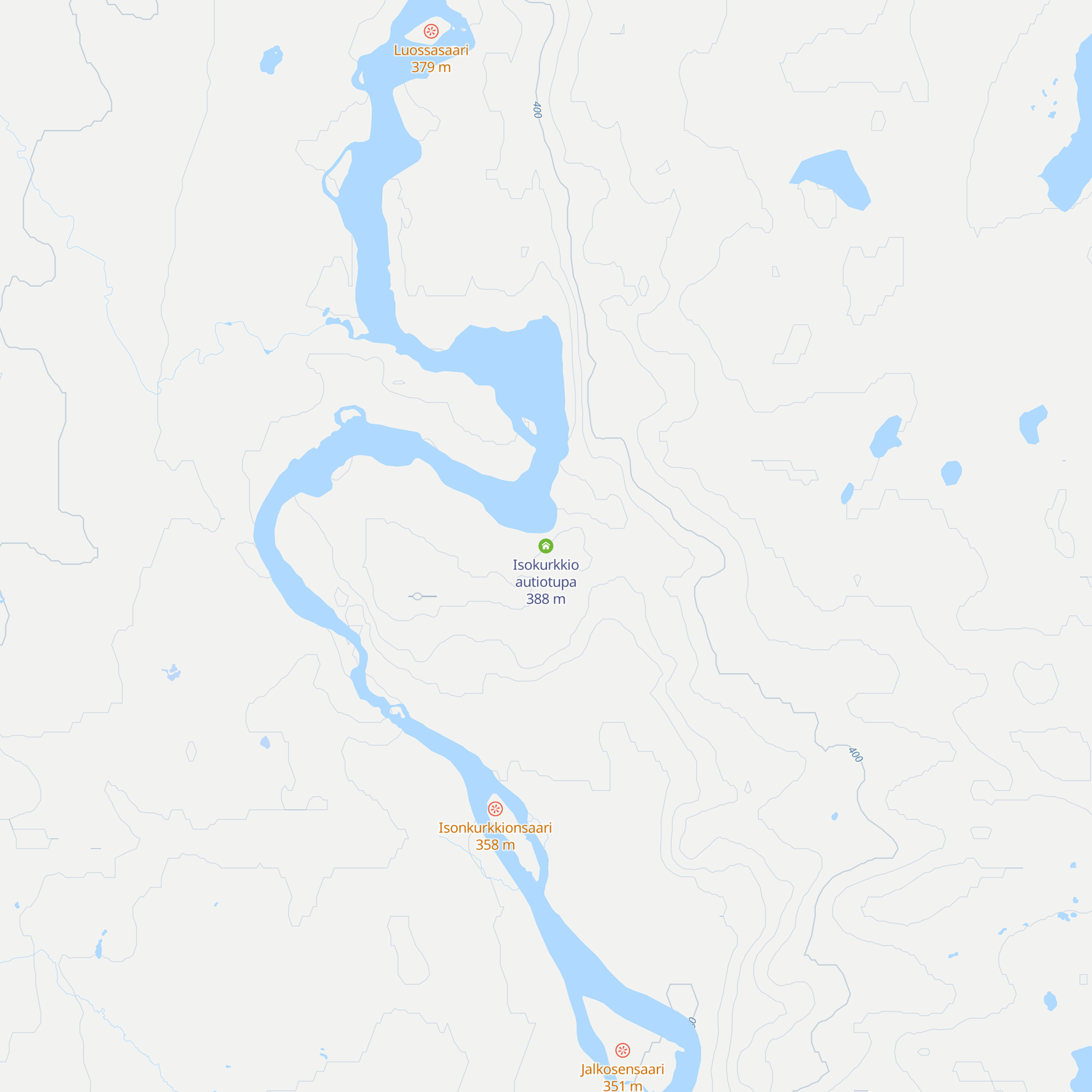 Isokurkkio autiotupa map